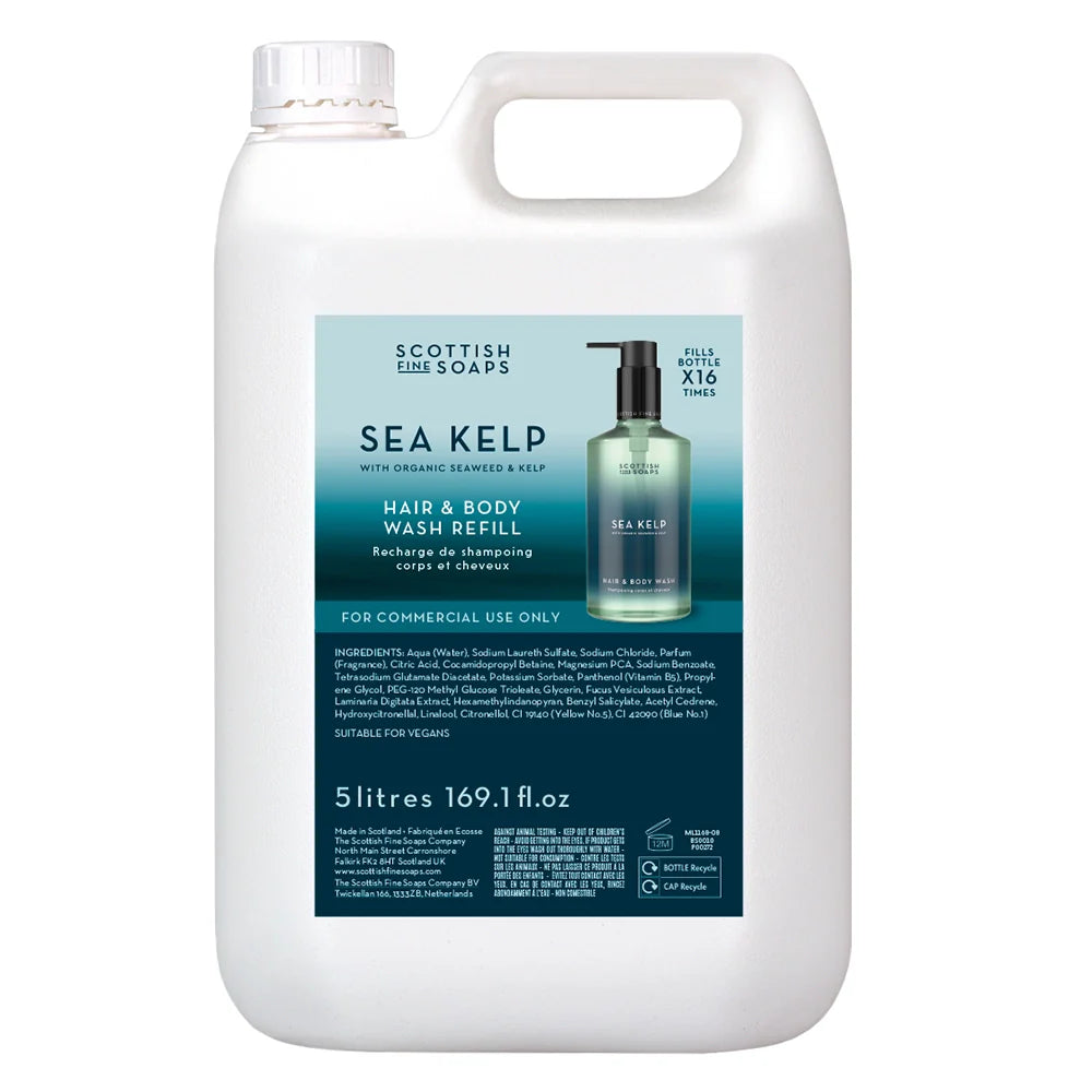 Sea Kelp Hair & Body Wash 5L Refill