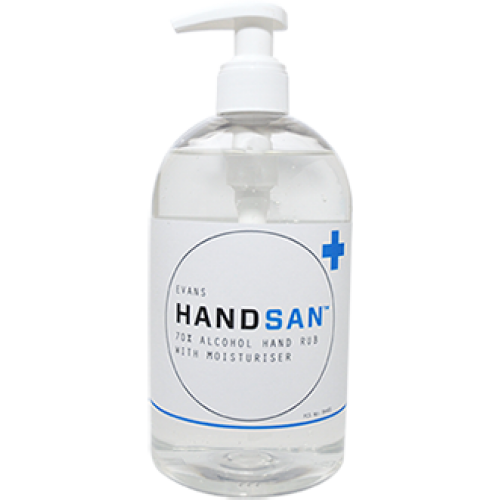 Evans Handsan Alcohol Hand Sanitiser (6x500ml)